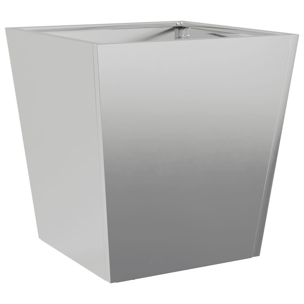 vidaXL Garden Planter 40x40x40 cm Galvanised Steel