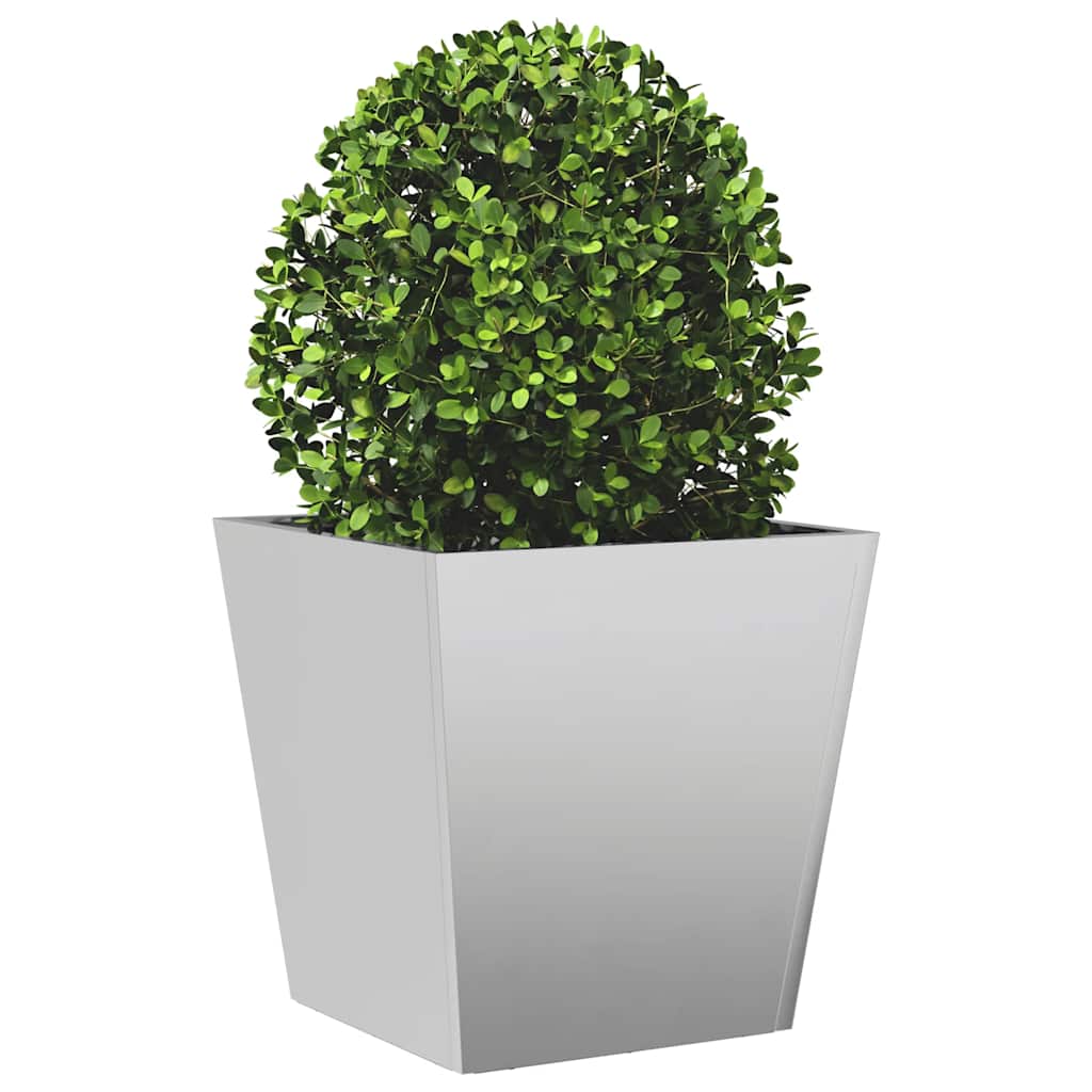 vidaXL Garden Planter 40x40x40 cm Galvanised Steel