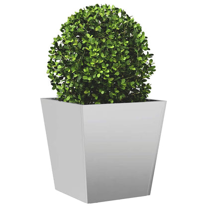 vidaXL Garden Planter 40x40x40 cm Galvanised Steel