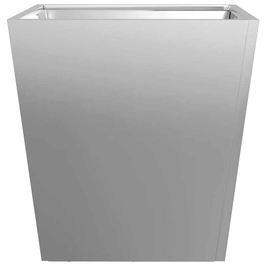 vidaXL Garden Planter 40x40x40 cm Galvanised Steel