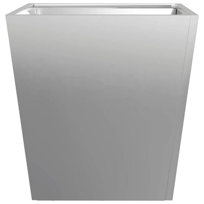 vidaXL Garden Planter 40x40x40 cm Galvanised Steel