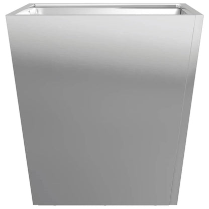 vidaXL Garden Planter 40x40x40 cm Galvanised Steel