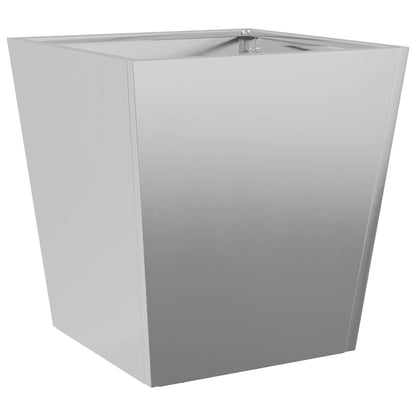 vidaXL Garden Planter 40x40x40 cm Galvanised Steel