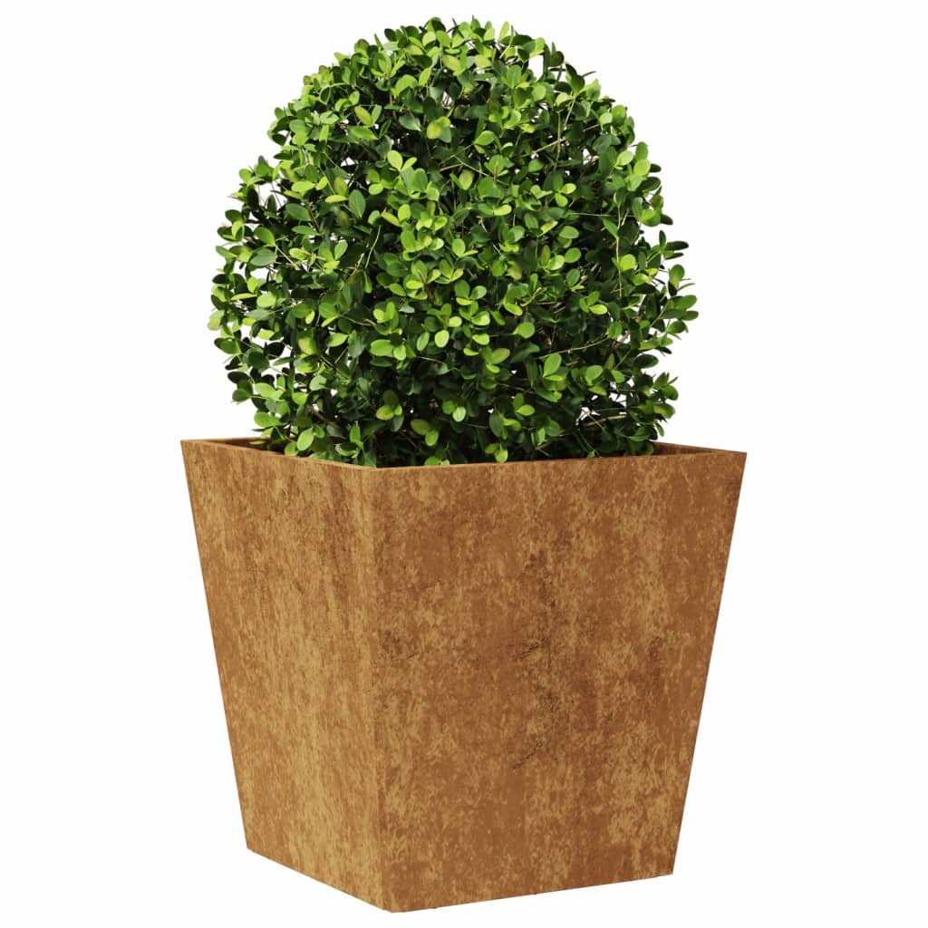 vidaXL Garden Planter 40x40x40 cm Weathering Steel