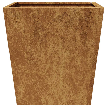 vidaXL Garden Planter 40x40x40 cm Weathering Steel