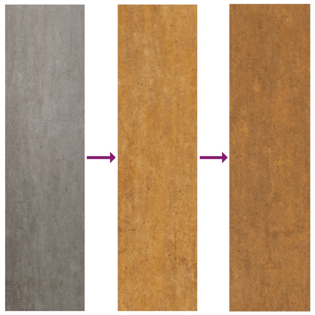 vidaXL Garden Planter 40x40x40 cm Weathering Steel