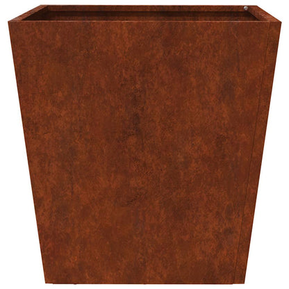 vidaXL Garden Planters 2 pcs 40x40x40 cm Weathering Steel
