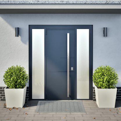 vidaXL Garden Planters White 2 pcs 50x50x50 cm Steel