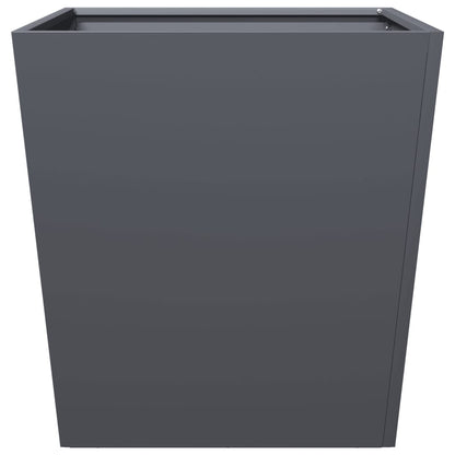 vidaXL Garden Planter Anthracite 50x50x50 cm Steel