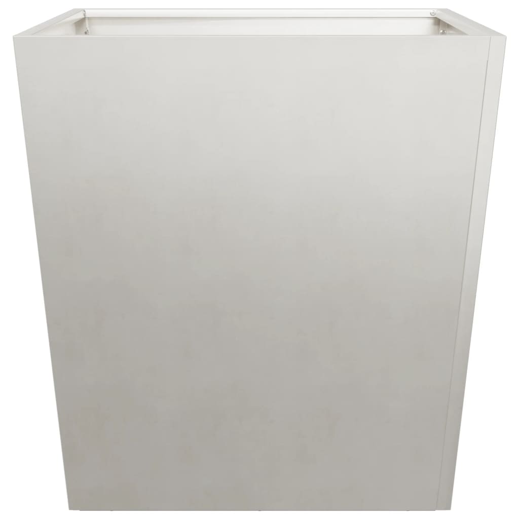vidaXL Garden Planters 50x50x50 cm 2 pcs Stainless Steel