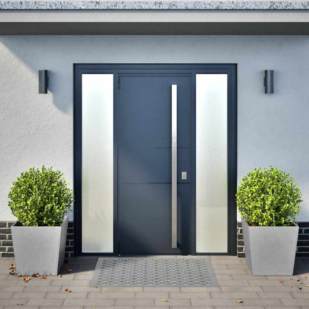 vidaXL Garden Planters 50x50x50 cm 2 pcs Galvanised Steel