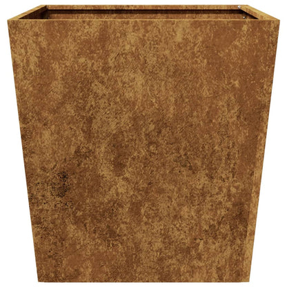 vidaXL Garden Planters 2 pcs 50x50x50 cm Weathering Steel