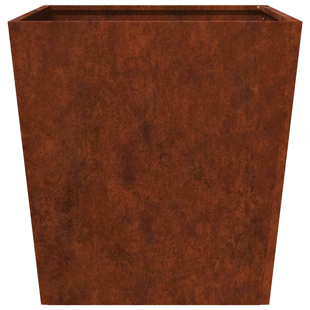 vidaXL Garden Planters 2 pcs 50x50x50 cm Weathering Steel