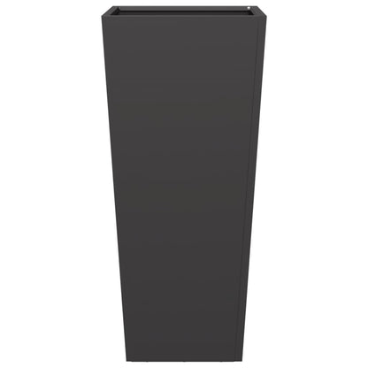 vidaXL Garden Planter Black 35x35x75 cm Steel