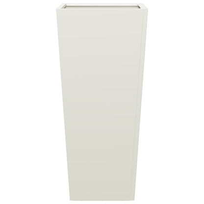 vidaXL Garden Planter White 35x35x75 cm Steel