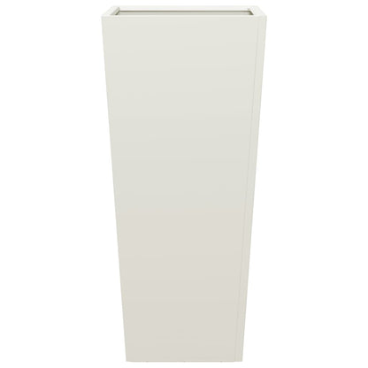 vidaXL Garden Planter White 35x35x75 cm Steel
