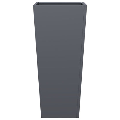 vidaXL Garden Planter Anthracite 35x35x75 cm Steel