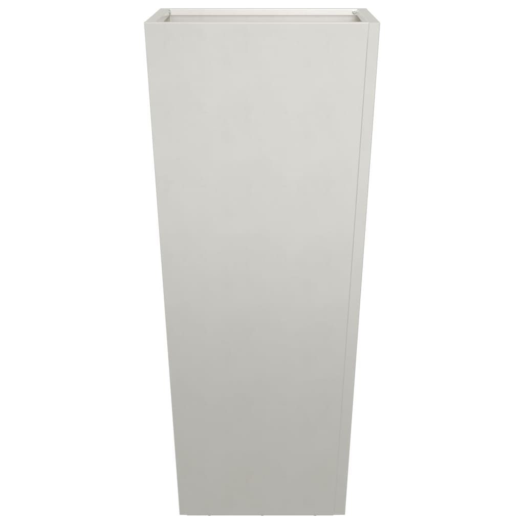 vidaXL Garden Planter 35x35x75 cm Stainless Steel