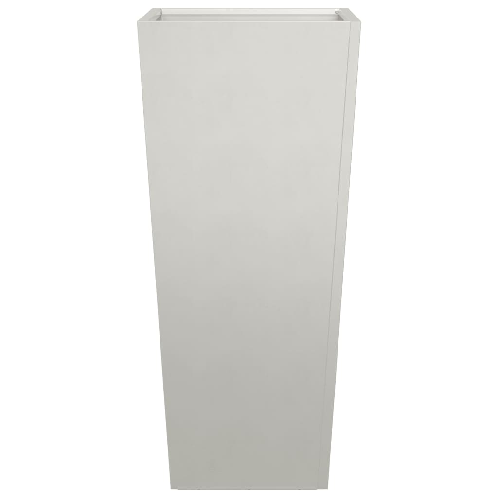 vidaXL Garden Planter 35x35x75 cm Stainless Steel