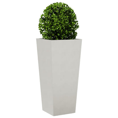 vidaXL Garden Planters 35x35x75 cm 2 pcs Stainless Steel