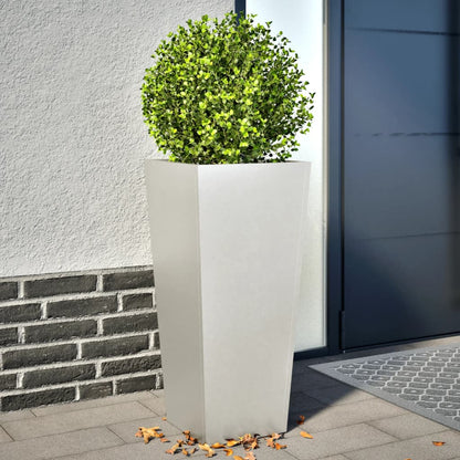 vidaXL Garden Planters 35x35x75 cm 2 pcs Stainless Steel