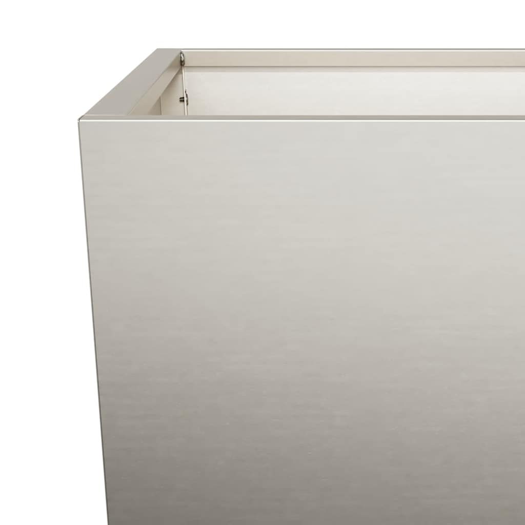 vidaXL Garden Planter 35x35x75 cm Weathering Steel