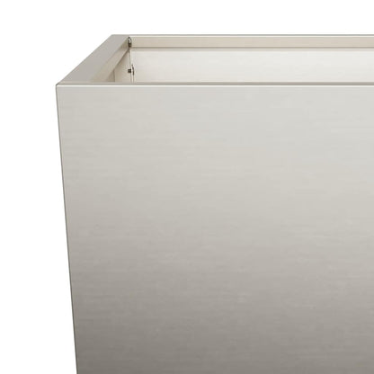 vidaXL Garden Planter 35x35x75 cm Weathering Steel