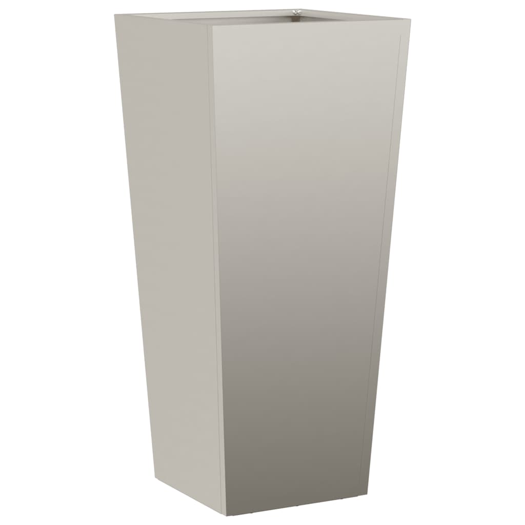 vidaXL Garden Planters 2 pcs 35x35x75 cm Weathering Steel