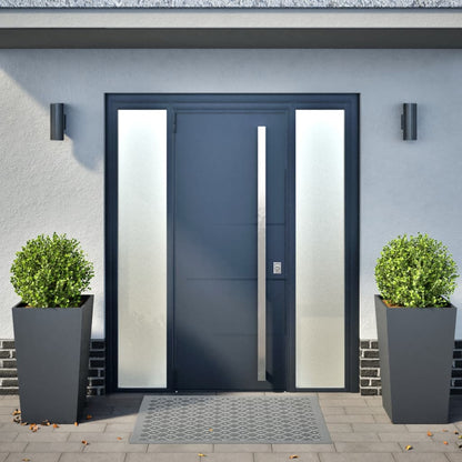vidaXL Garden Planters 2 pcs Anthracite 45x45x75 cm Steel