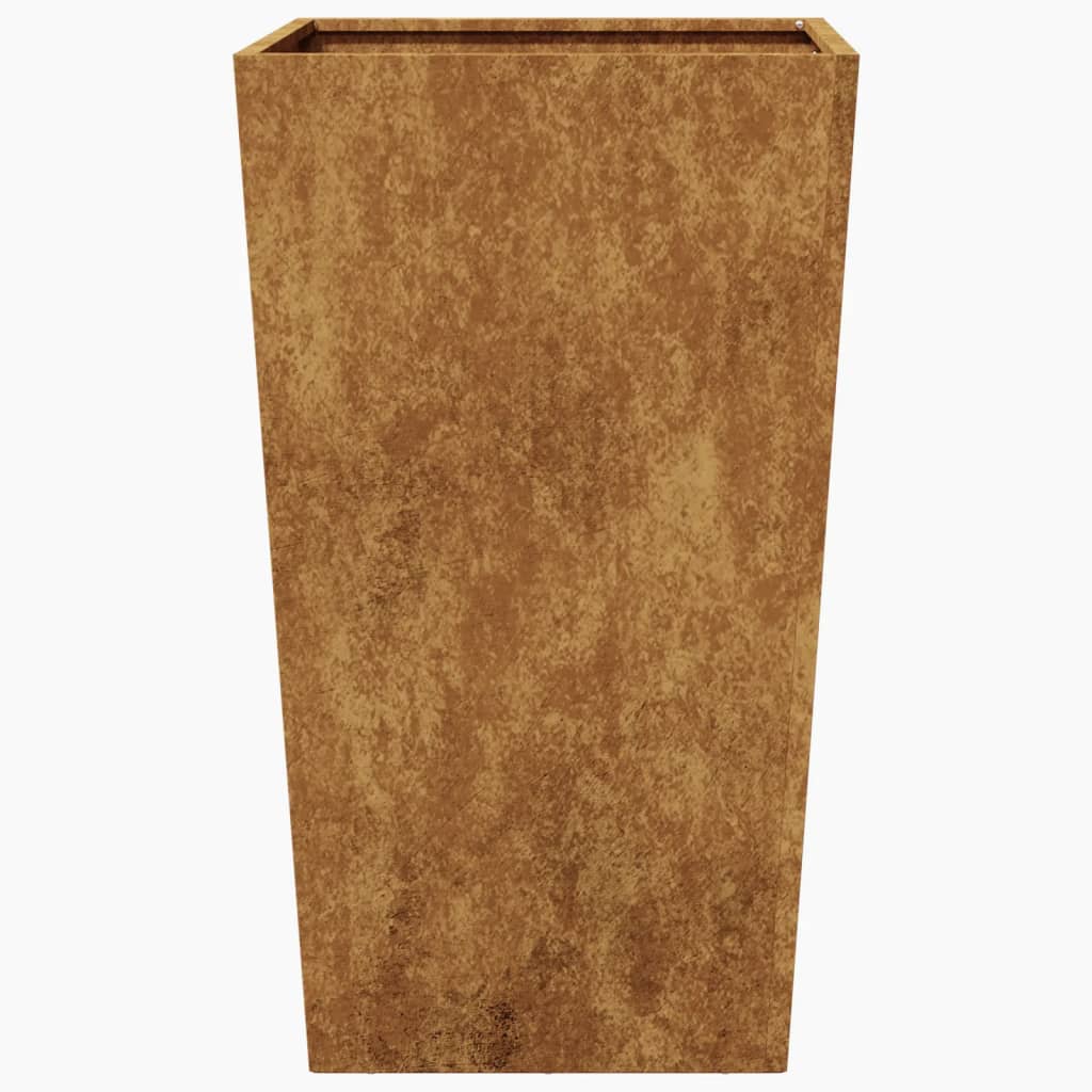 vidaXL Garden Planter 45x45x75 cm Weathering Steel