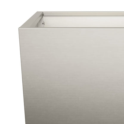 vidaXL Garden Planter 45x45x75 cm Weathering Steel