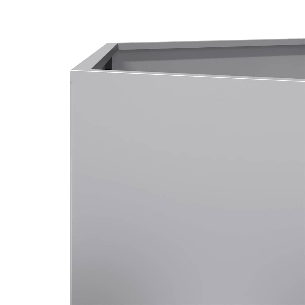 vidaXL Garden Planter Hexagon 69x60x45 cm Galvanized Steel