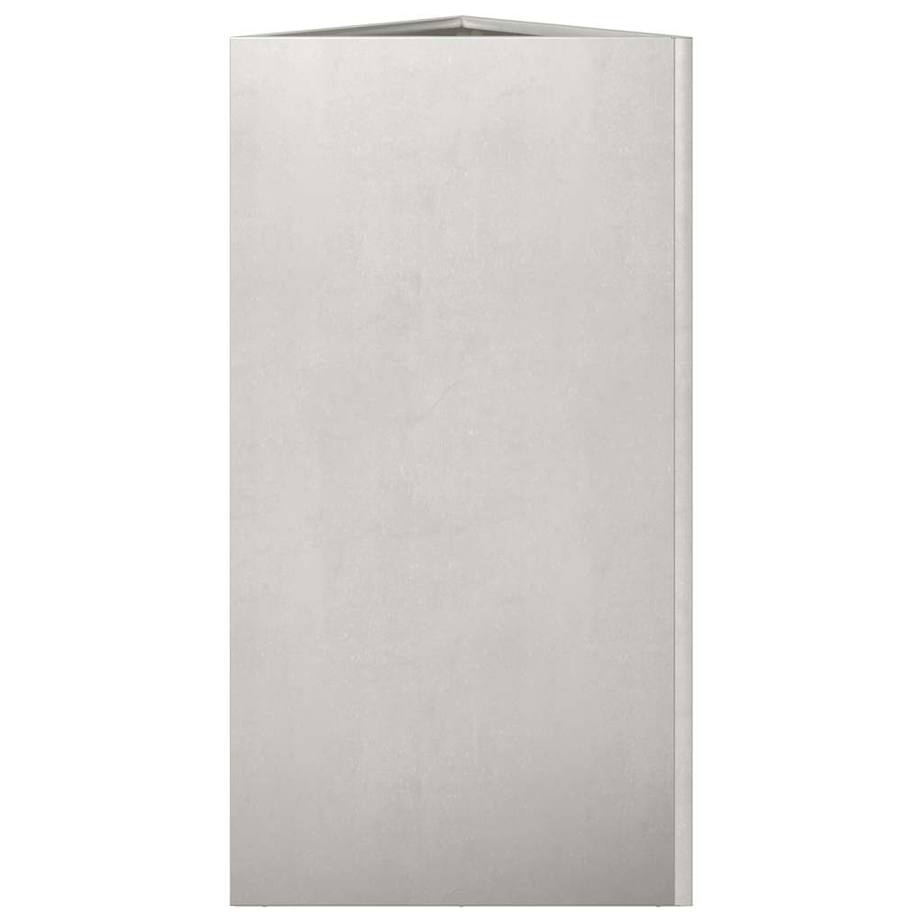 vidaXL Garden Planters 2 pcs Triangular 40x34.5x75 cm Stainless Steel