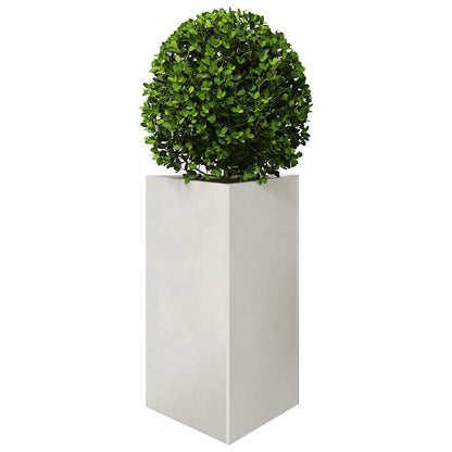 vidaXL Garden Planter Triangular 50x43x75 cm Stainless Steel