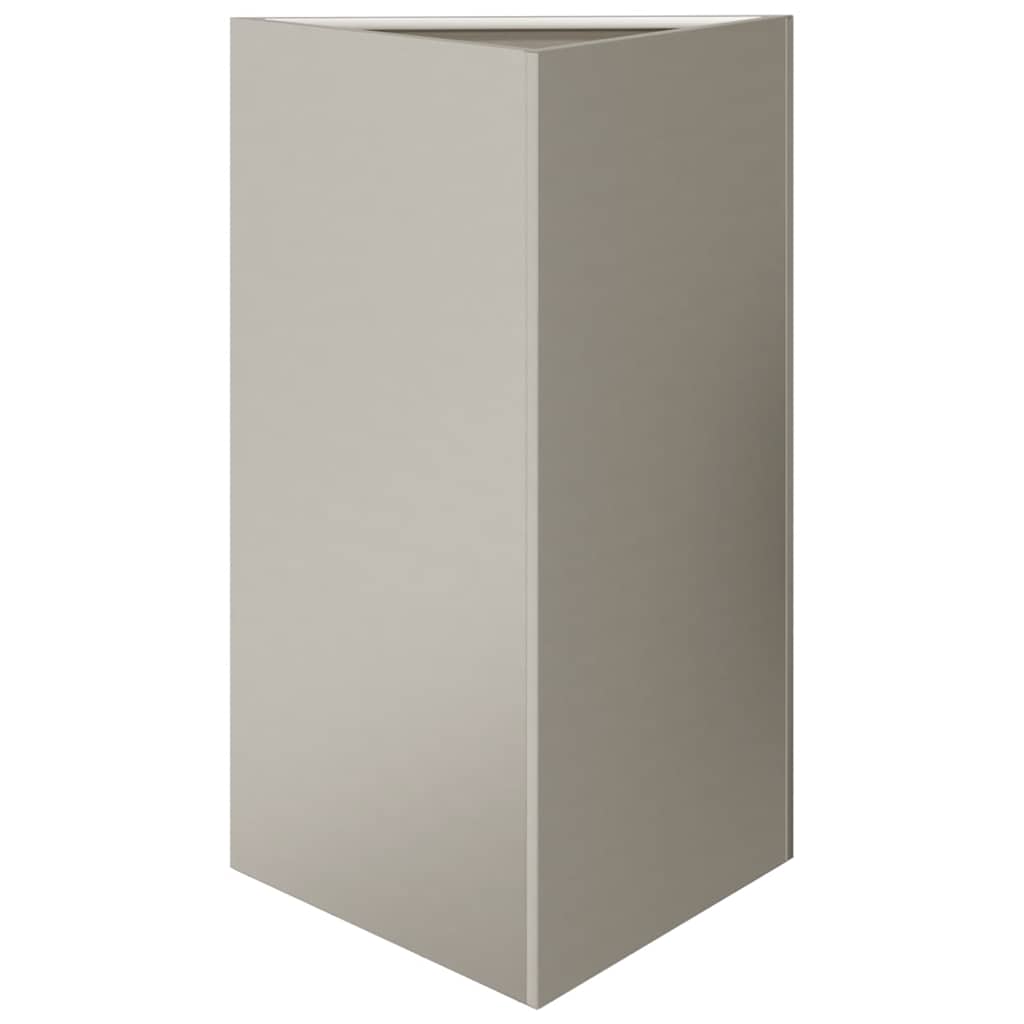 vidaXL Garden Planters 2 pcs Triangular 50x43x75 cm Weathering Steel