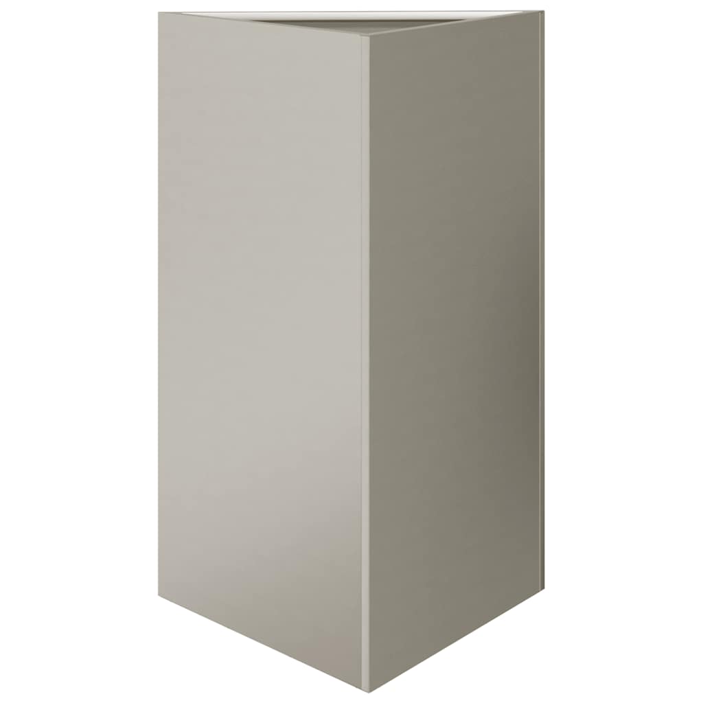 vidaXL Garden Planters 2 pcs Triangular 50x43x75 cm Weathering Steel
