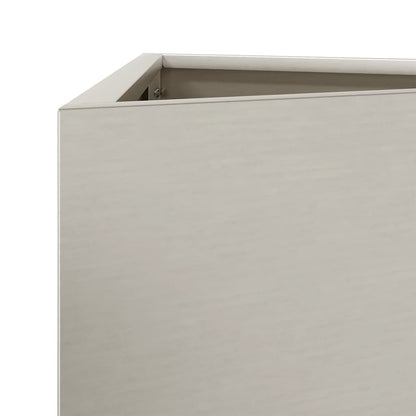 vidaXL Garden Planters 2 pcs Triangular 50x43x75 cm Weathering Steel