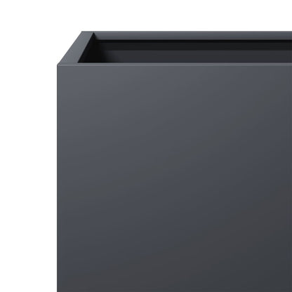 vidaXL Garden Planter Anthracite 30x30x30 cm Steel
