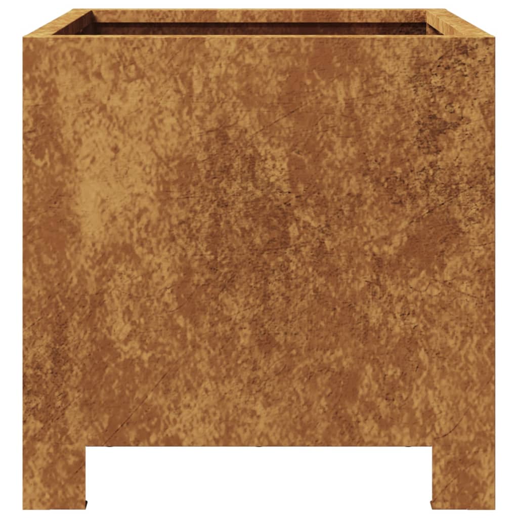 vidaXL Garden Planters 2 pcs 30x30x30 cm Weathering Steel