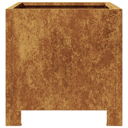 vidaXL Garden Planters 2 pcs 30x30x30 cm Weathering Steel