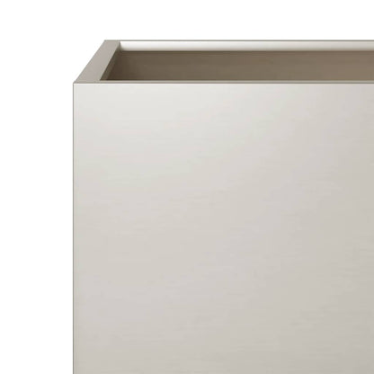 vidaXL Garden Planters 2 pcs 30x30x30 cm Weathering Steel