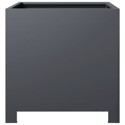 vidaXL Garden Planter Anthracite 40x40x40 cm Steel