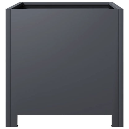 vidaXL Garden Planter Anthracite 40x40x40 cm Steel
