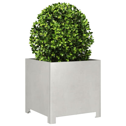 vidaXL Garden Planters 2 pcs 40x40x40 cm Stainless Steel