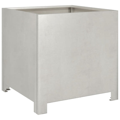 vidaXL Garden Planters 2 pcs 40x40x40 cm Stainless Steel