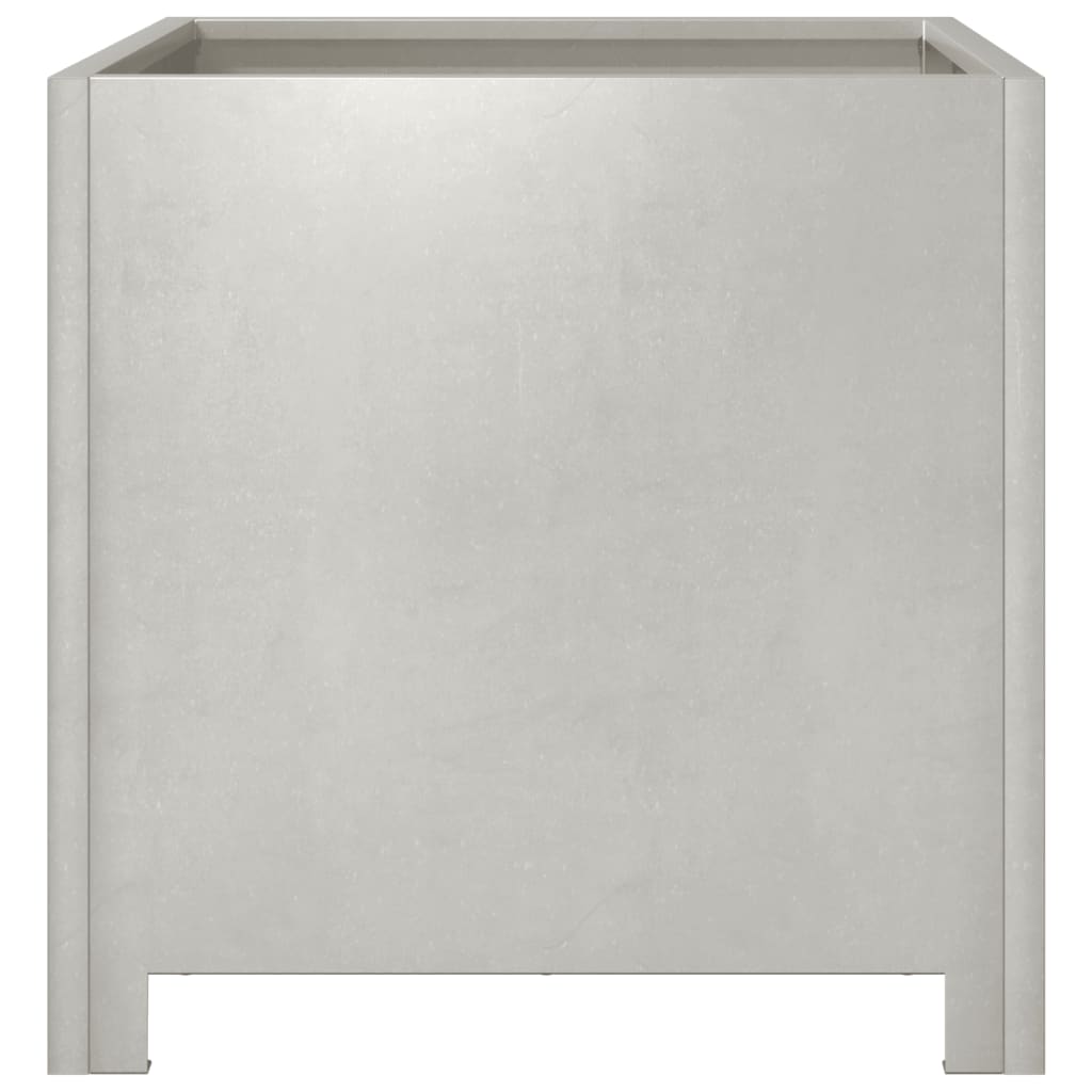 vidaXL Garden Planters 2 pcs 40x40x40 cm Stainless Steel