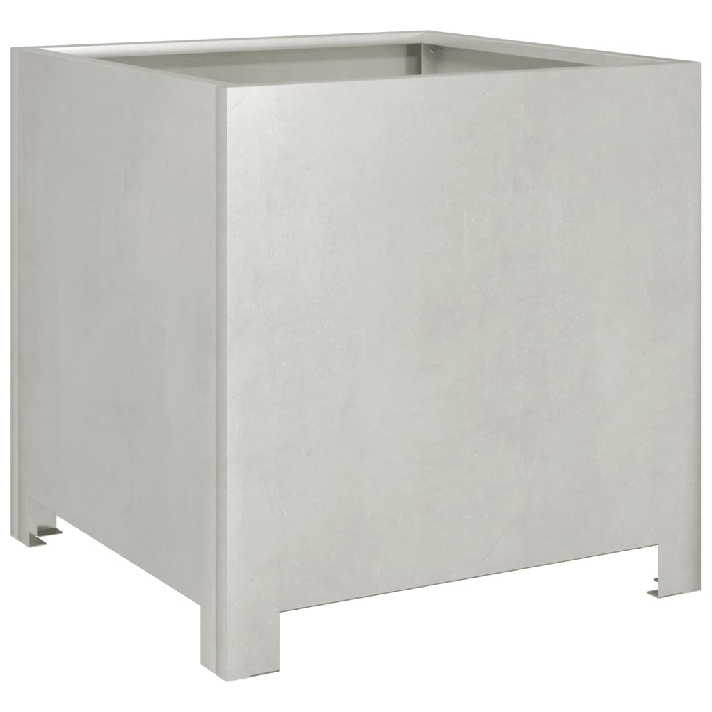 vidaXL Garden Planters 2 pcs 40x40x40 cm Stainless Steel
