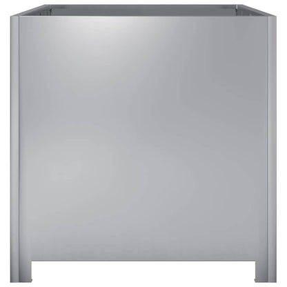 vidaXL Garden Planter 50x50x50 cm Galvanised Steel