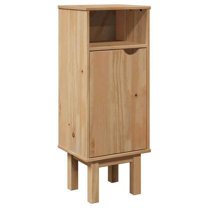 vidaXL Bathroom Wall Cabinet "OTTA" 35x30x55 cm Solid Wood Pine