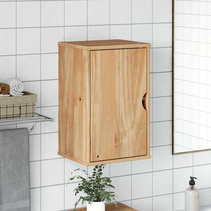 vidaXL Bathroom Wall Cabinet "OTTA" 35x30x55 cm Solid Wood Pine